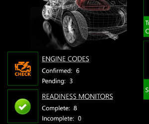 OBD Auto Doctor for Windows Phone screenshot